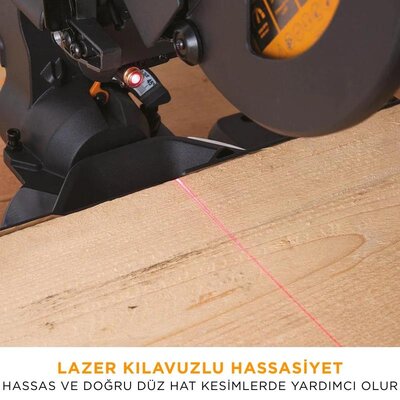 Evolution 048-0003A R210SMS+ Kızaklı Gönye Kesme Makinesi, 210mm 