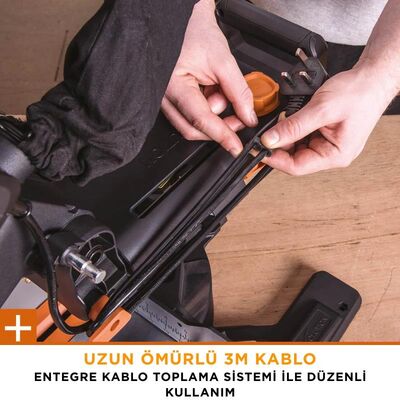 Evolution 052-0003A R255SMS+ Kızaklı Gönye Kesme Makinesi, 255mm