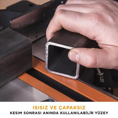 Evolution 052-0003A R255SMS+ Kızaklı Gönye Kesme Makinesi, 255mm