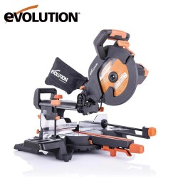 Evolution 052-0003A R255SMS+ Sliding Compound Mitre Saw, 255mm