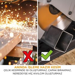 Evolution 083-0003 R355CPS Çoklu Malzeme Profil Kesme Testeresi, 355mm  - 9