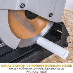 Evolution 083-0003 R355CPS Çoklu Malzeme Profil Kesme Testeresi, 355mm  - 11