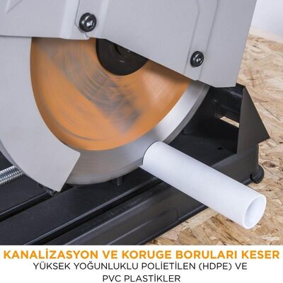 Evolution 083-0003 R355CPS Çoklu Malzeme Profil Kesme Testeresi, 355mm 