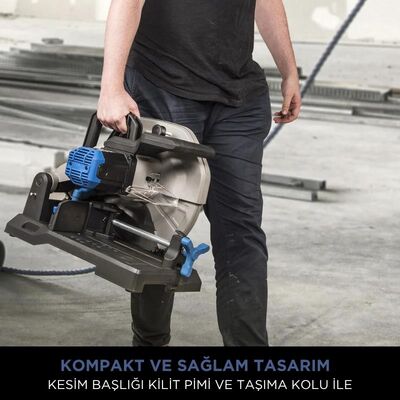 Evolution 084-0003 S355CPS Metal Cutting Chop Saw With Metal Cutting TCT Blade, 355mm