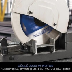 Evolution 084-0003 S355CPS Metal Profil Kesme Testeresi, 355mm - 4