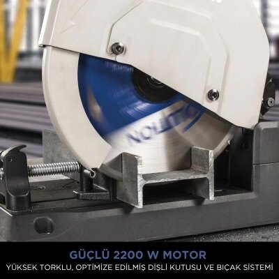 Evolution 084-0003 S355CPS Metal Profil Kesme Testeresi, 355mm - 4