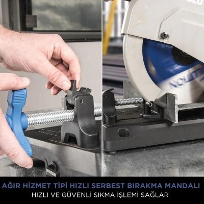 Evolution 084-0003 S355CPS Metal Profil Kesme Testeresi, 355mm - 14