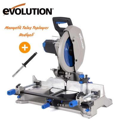 EVOLUTION 102-0003 S355MCS Mitering Chop Saw With 355mm Blade For Heavy Duty Metal Cutting