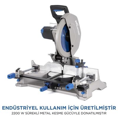 EVOLUTION 102-0003 S355MCS Mitering Chop Saw With 355mm Blade For Heavy Duty Metal Cutting