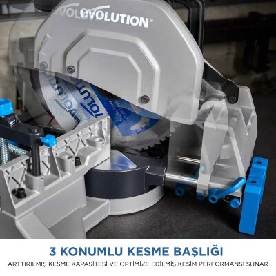 EVOLUTION 102-0003 S355MCS Mitering Chop Saw With 355mm Blade For Heavy Duty Metal Cutting - 3