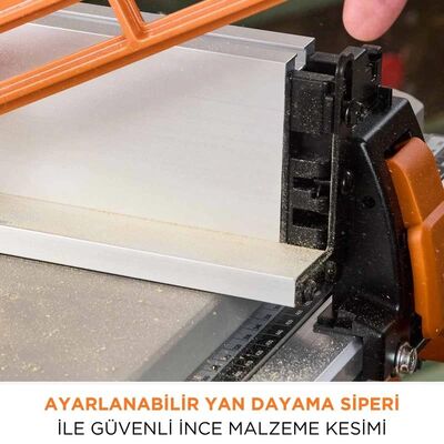 Evolution 119-0013 R255TBL+ Portable Jobsite Table Saw with 255mm TCT Multi-material Blade