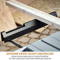 Evolution 119-0018 R255TBLX+ Standlı Tezgah Testere, 255mm - 6