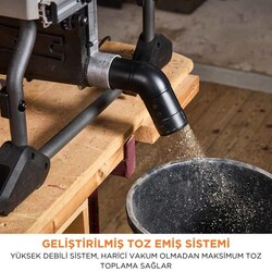 Evolution 119-0018 R255TBLX+ Standlı Tezgah Testere, 255mm - 7