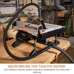 Evolution 119-0018 R255TBLX+ Standlı Tezgah Testere, 255mm - 11