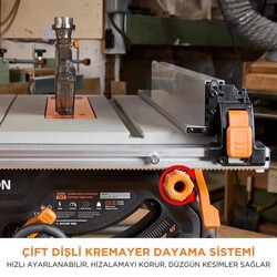 Evolution 119-0018 R255TBLX+ Standlı Tezgah Testere, 255mm - 22