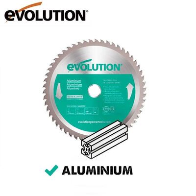Evolution A210TCT-60MS Alüminyum Daire Testere Bıçağı, 210mm
