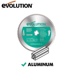 EVOLUTION A355TCT-80CS Aluminium Cutting 80T TCT Chop Saw Blade, 355mm - 2