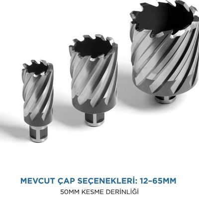EVOLUTION CC23ML Manyetik Matkap Uzun Kesici Uç, Ø23mm, 50mm