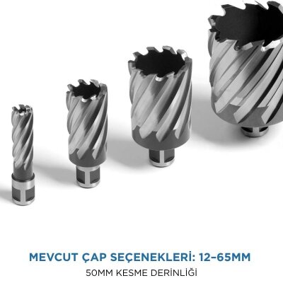 Evolution CC26ML Manyetik Matkap Uzun Kesici Uç, Ø26mm, 50mm - 3