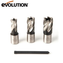 EVOLUTION - Evolution CUTTERKIT3S Cyclone Manyetik Matkap Ucu Seti, 3-Parça 