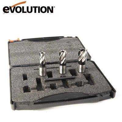Evolution CUTTERKIT3S Cyclone Manyetik Matkap Ucu Seti, 3-Parça 