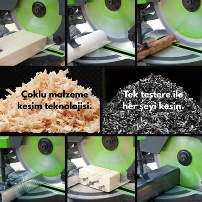 Evolution F185TCT-16CS Çoklu Malzeme için Dairesel Testere Bıçağı, 185mm