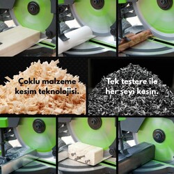 Evolution F210TCT-20MS Çoklu Malzeme için Daire Testere Bıçağı, 210mm - 5