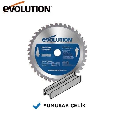 Evolution M210TCT-50MS Yumuşak Çelik Daire Testere Bıçağı, 210mm - 2
