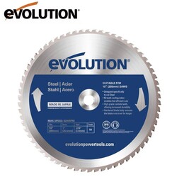 EVOLUTION - Evolution M255TCT-52MS Mild Steel Cutting 52T Blade, 255mm