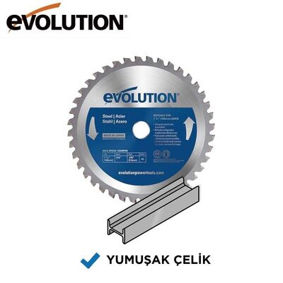 Evolution M255TCT-52MS Mild Steel Cutting 52T Blade, 255mm