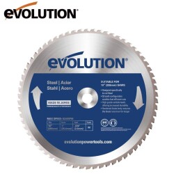 Evolution M255TCT-52MS Yumuşak Çelik Daire Testere Bıçağı, 255mm