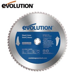 EVOLUTION - Evolution M355TCT-66CS Mild Steel Cutting 66T Chop Saw Blade, 355mm