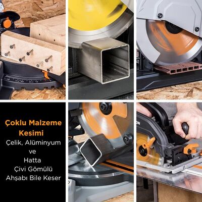 Evolution R210TCT-24MS Çoklu Malzeme için Daire Testere Bıçağı, 210mm