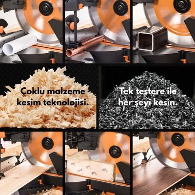 Evolution R210TCT-24MS Çoklu Malzeme için Daire Testere Bıçağı, 210mm