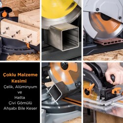 Evolution R210TCT-24MS Çoklu Malzeme için Daire Testere Bıçağı, 210mm - 5