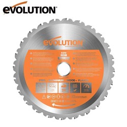 EVOLUTION - Evolution R210TCT-24MS Multi-Material Cutting 24T Blade, 210mm