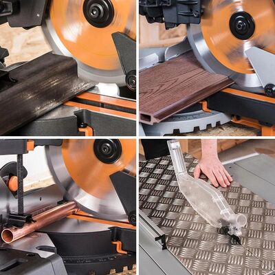 Evolution R255TCT-28MS Multi-Material Cutting 28T Mitre & Table Saw Blade, 255mm