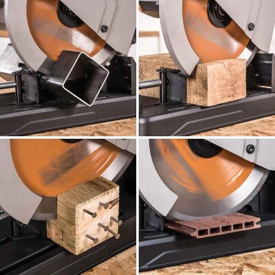 Evolution R355TCT-36MS Çoklu Malzeme için Daire Testere Bıçağı, 355mm - 5