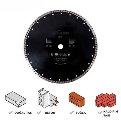 Evolution RAGEBLADE355DIAMOND Elmas Testere Bıçağı, 355mm