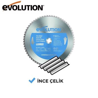 Evolution T355TCT-90CS Thin Steel Cutting 90T TCT Chop Saw Blade, 355mm