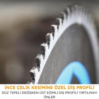 Evolution T355TCT-90CS Thin Steel Cutting 90T TCT Chop Saw Blade, 355mm