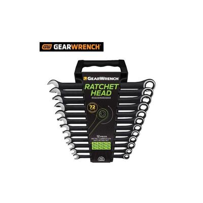 GEAR WRENCH 12 Piece Combination Ratchet Spanner Set