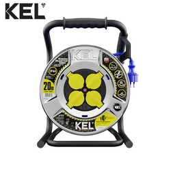 KEL - KEL 99439 Ağır Hizmet Tipi Uzatma Kablosu 20m, 3x2.5 mm2