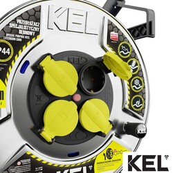 KEL 99439 Ağır Hizmet Tipi Uzatma Kablosu 20m, 3x2.5 mm2 - 10