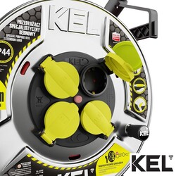 KEL 99471 Ağır Hizmet Tipi Uzatma Kablosu 50m, 3X2.5 mm2 - 10