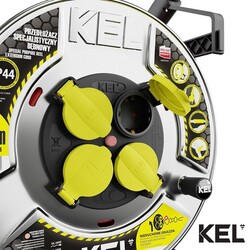 KEL 99455 Ağır Hizmet Tipi Uzatma Kablosu 30m, 3x2.5 mm2 - 3