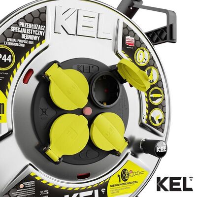 KEL 99454 Profesyonel Uzatma Kablosu 30m, 3x2.5 mm2 KEL 99454 Profesyonel Uzatma Kablosu 30m, 3x2.5 mm2