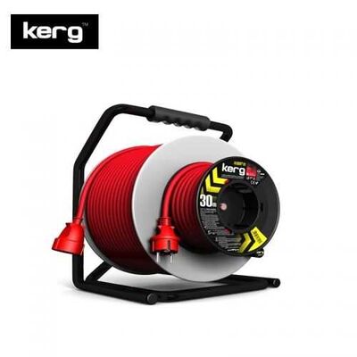 KERG Reel Extension Cord with Counter-Reel, 40m, 3x1,5mm2