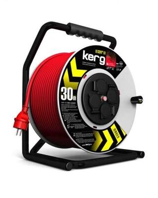 KERG Professional Cable Reel, 30m, 3X2,5mm2
