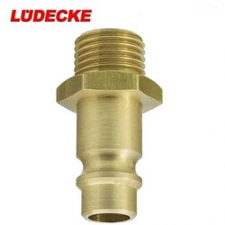 LUDECKE - LÜDECKE ES 38 NA Plugs with Male Thread, 3/8